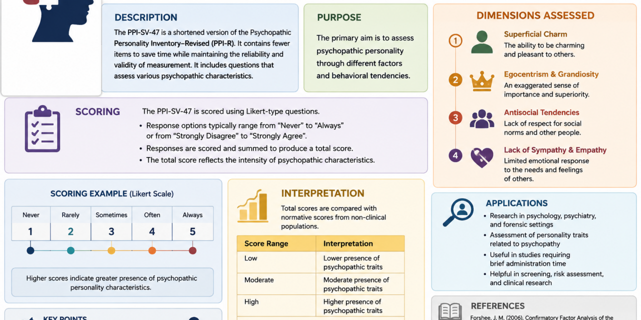 Psychopathic Personality Inventory – Revised Short Version [PPI-SV-47]