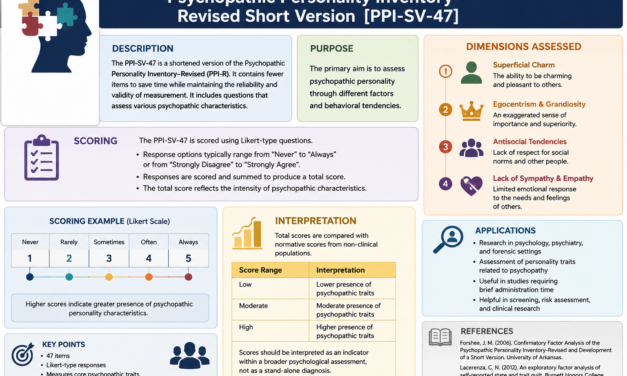 Psychopathic Personality Inventory – Revised Short Version [PPI-SV-47]