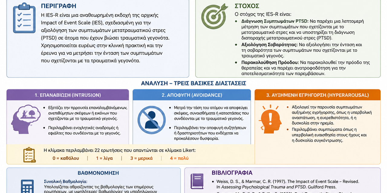 Impact of Event Scale – Revised [IES-R-22]
